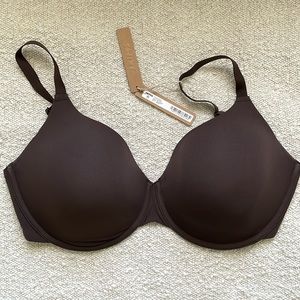 NWT skims fits everybody t shirt bra 32 DDDD or 32G espresso